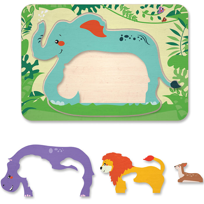 Bimbly Nesting Puzzle Jungle
