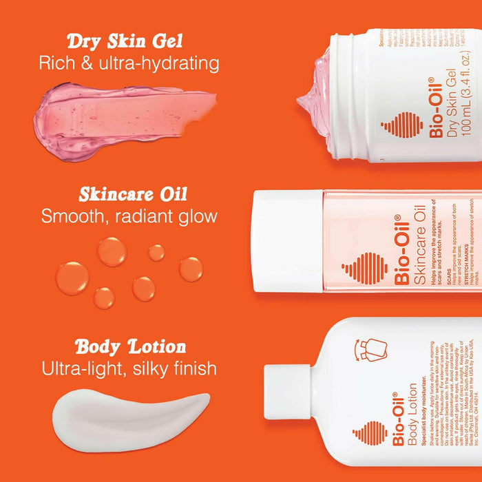Bio-Oil Skincare Body Oil, Vitamin E, Serum for Scars & Stretchmarks, Face & Body Moisturizer