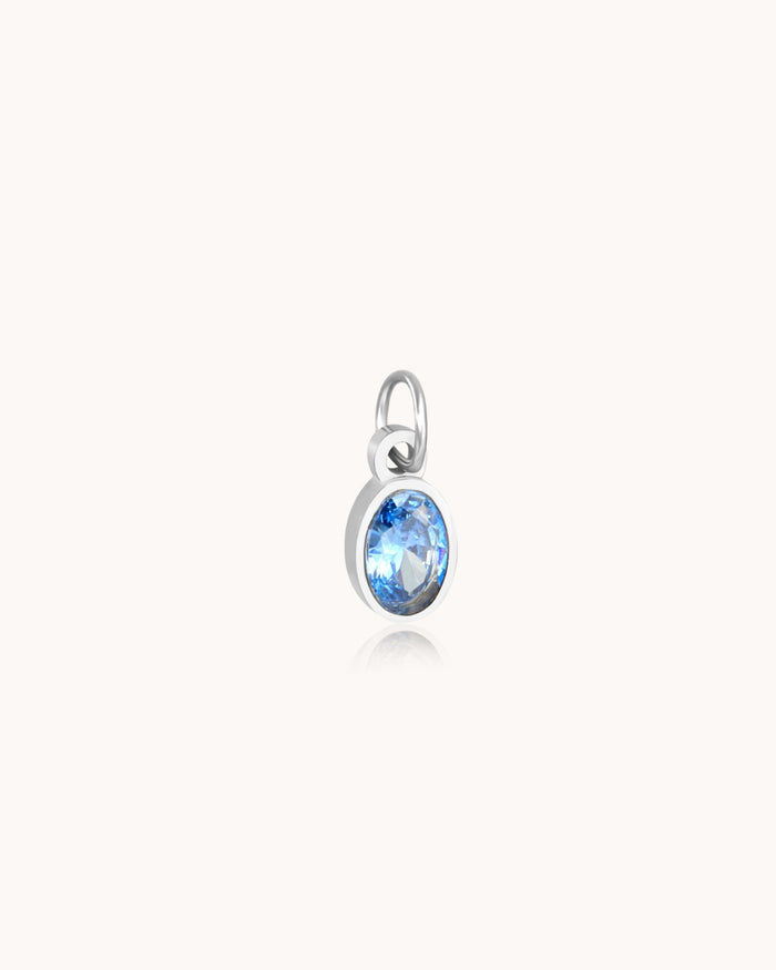 Blue stone charm