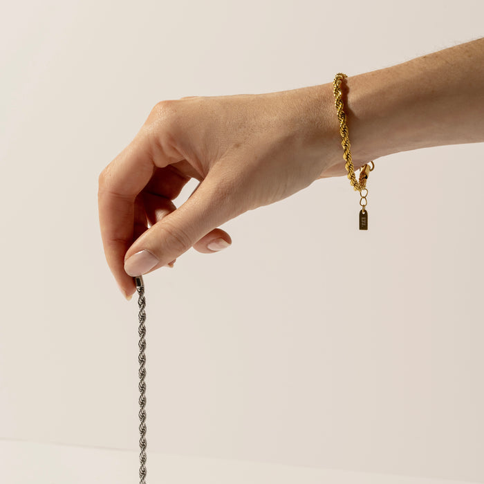 Bold twisted bracelet