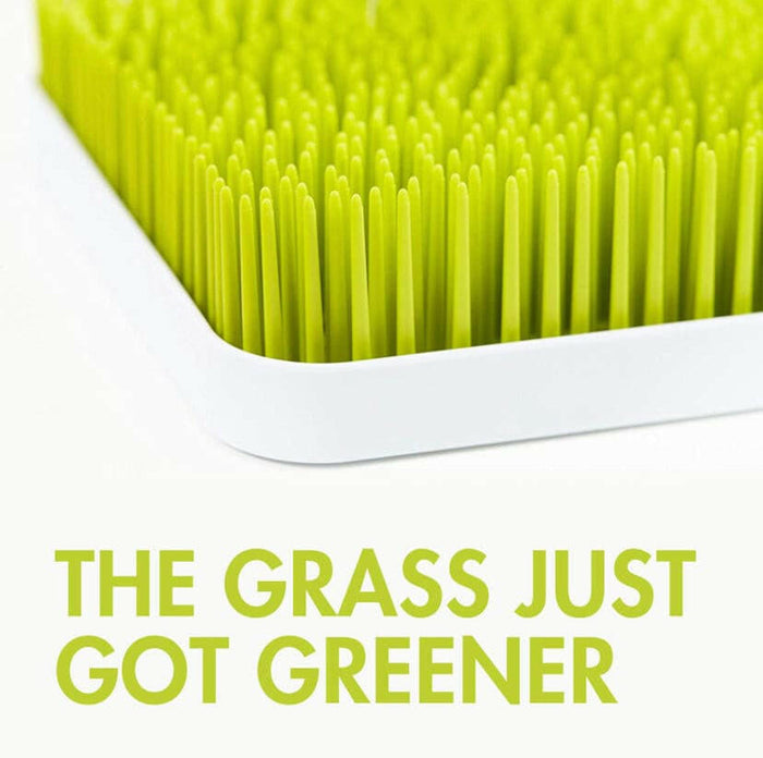 Boon Grass Countertop Baby Bottle Drying Rack, Green.