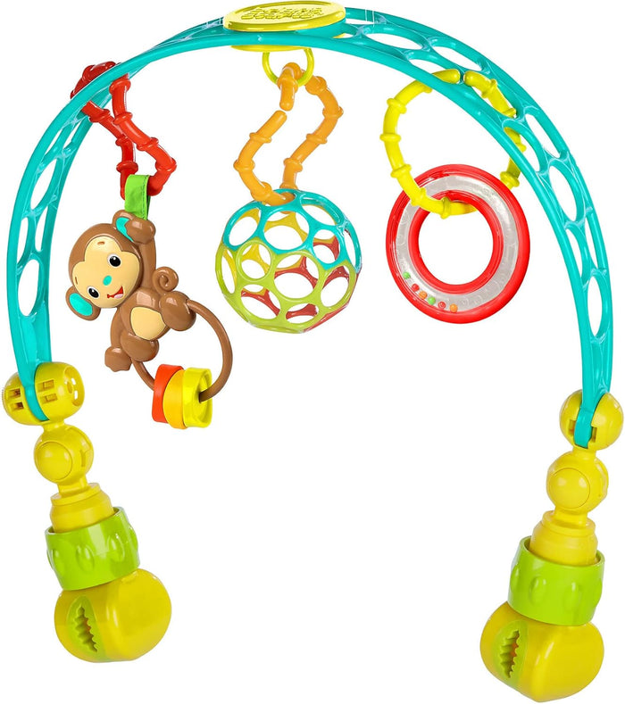 Bright Starts OBall Flex 'n Go Activity Arch Stroller or Carrier Take-Along Toy, Ages Newborn +