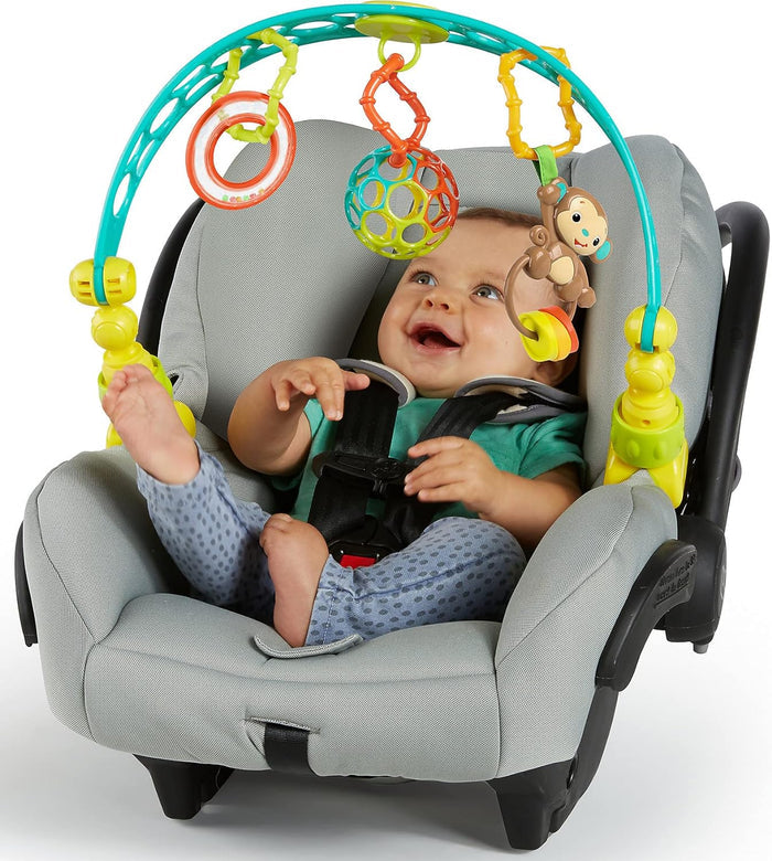 Bright Starts OBall Flex 'n Go Activity Arch Stroller or Carrier Take-Along Toy, Ages Newborn +