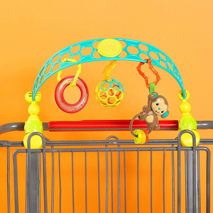 Bright Starts OBall Flex 'n Go Activity Arch Stroller or Carrier Take-Along Toy, Ages Newborn +