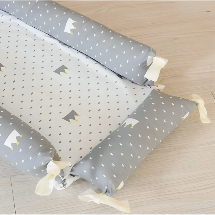 Bumble & Bird Portable Maxi Baby Nest (Royal Grey)