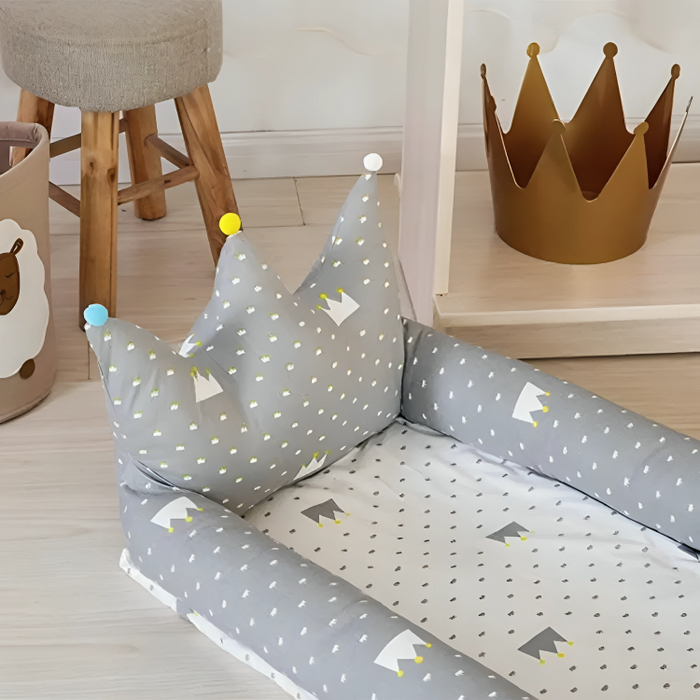 Bumble & Bird Portable Maxi Baby Nest (Royal Grey)