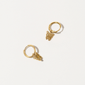 Butterfly earrings - shell