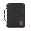 Canvas Bible Cover - Cross Patch - M