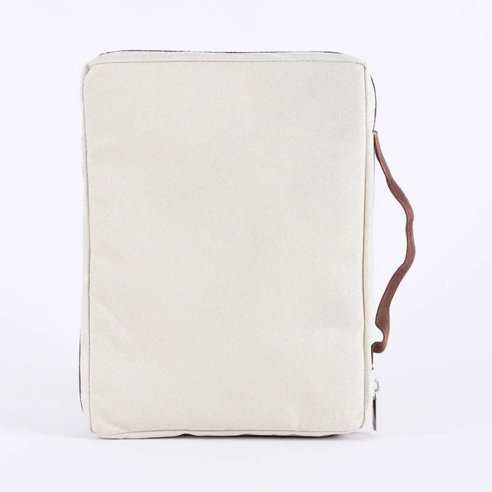 Canvas Bible Cover - Isaiah 40:8 Wildflowers - M