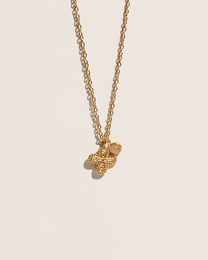 Charms cross necklace