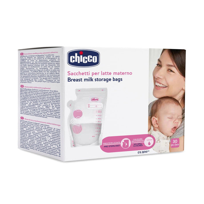 Chicco Breastmilk Storage Bags, 30pcs