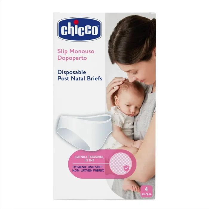 Chicco Disposable Post Natal Briefs (Size 36-38, Pack of 4)