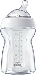 Chicco Natural Feeling Glass Bottle 0M+ - 250ML.