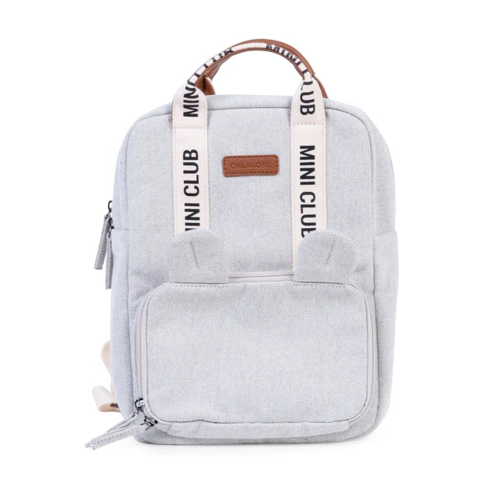 Childhome Mini Club Kids Backpack Signature (Off White)