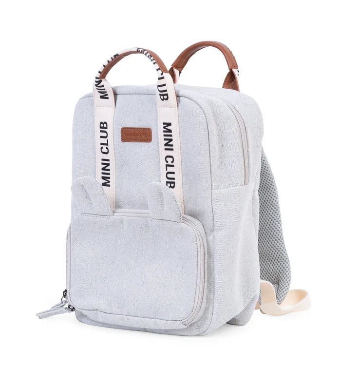 Childhome Mini Club Kids Backpack Signature (Off White)
