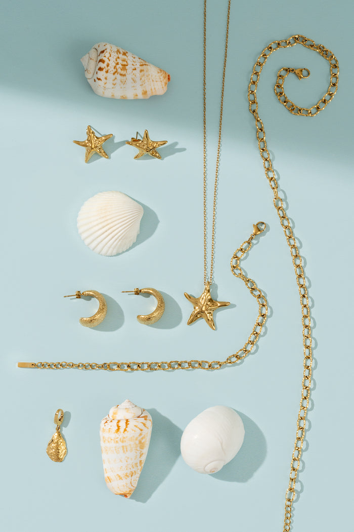 Chunky textured earrings - Textures