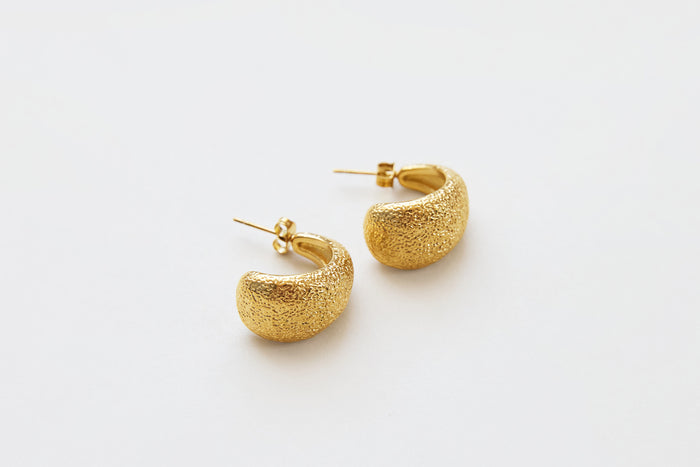Chunky textured earrings - Textures
