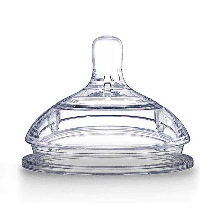 Comotomo - Natural Teat Silicone Nipples (Variable Flow), 6+, Y-Cut, 2 pcs