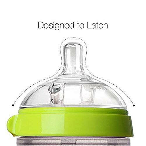 Comotomo Baby Bottle Bundle, Green.