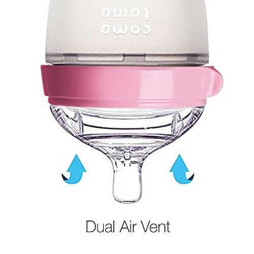 Comotomo Baby Bottle Bundle, Pink.