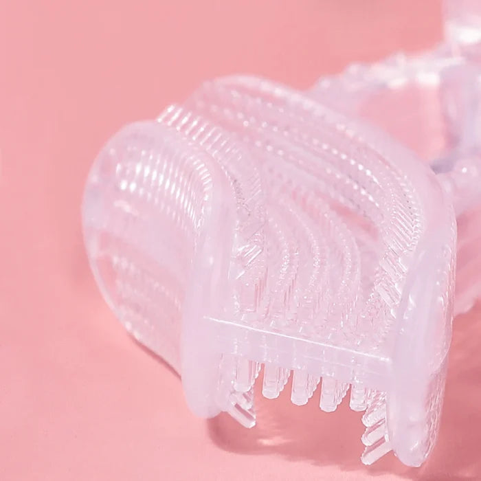 Contoured Silicone Toothbrush by Haakaa