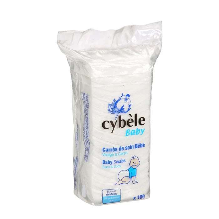 Cybele Gentle Cotton Face And Body Swabs (100 Pcs)