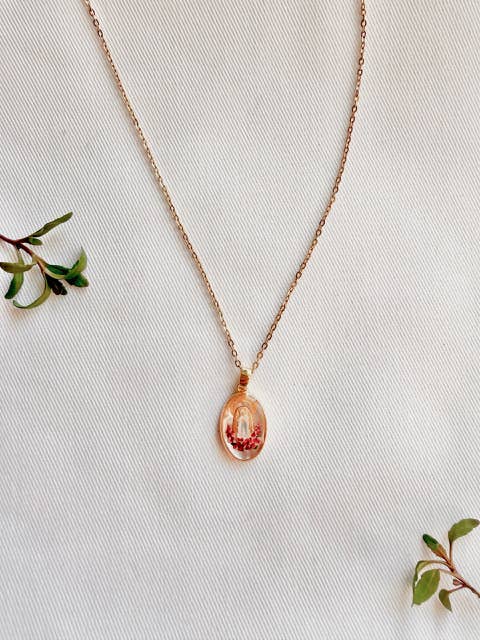 Dainty Our Lady of Lourdes Necklace