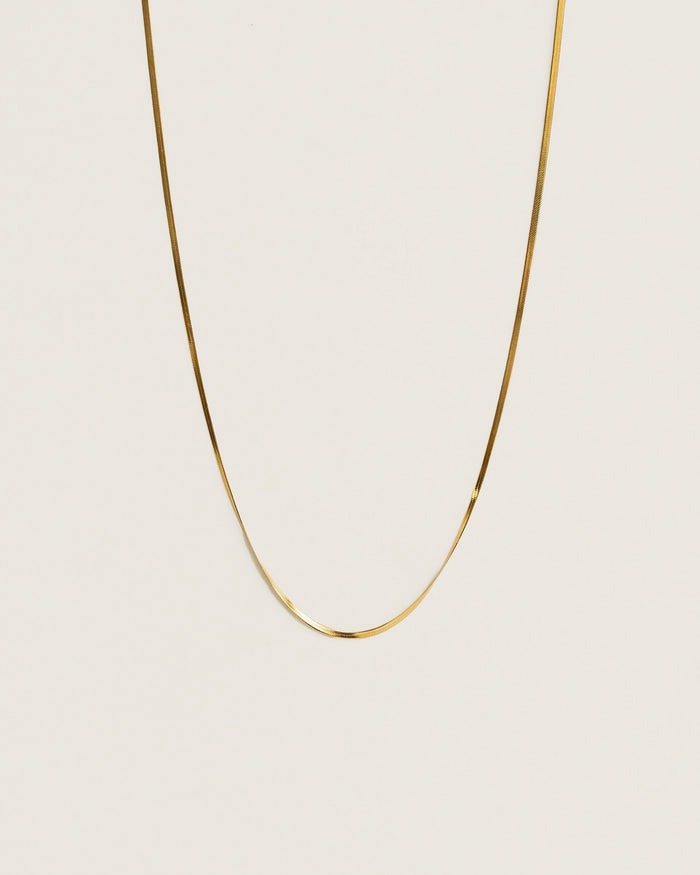 Dainty snake necklace