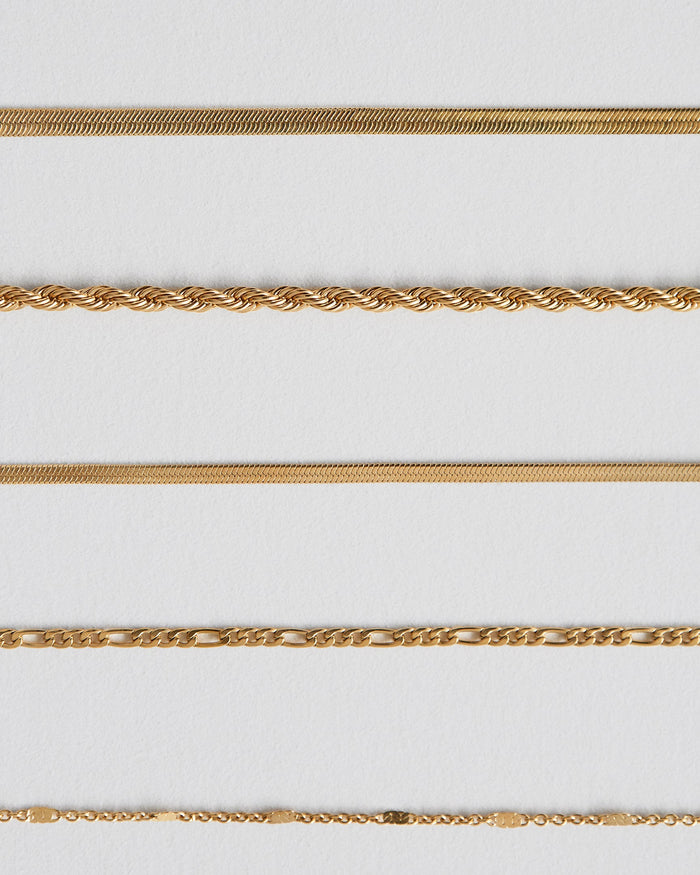 Snake, Torsade minimaliste, Dainty snake, Baby figaro & Shiny