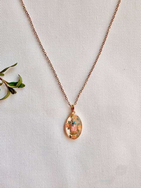 Dainty St. Monica Necklace