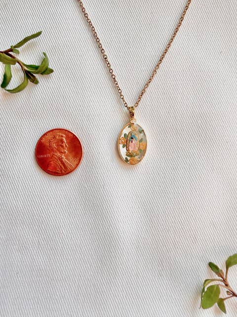 Dainty St. Monica Necklace