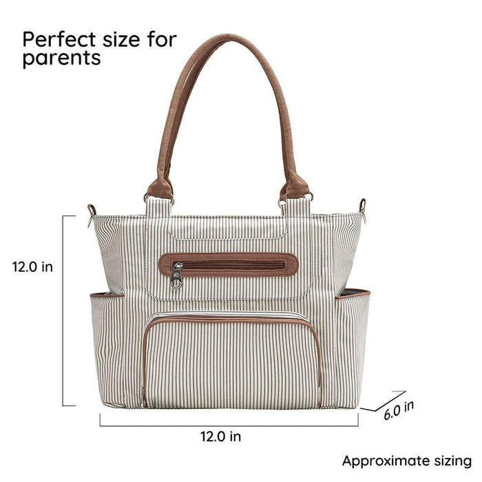 Grand Central Station Diaper Bag , Striped.