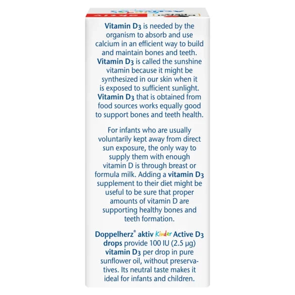 Doppelherz Aktiv Kinder Active D3 Drops - 30ml