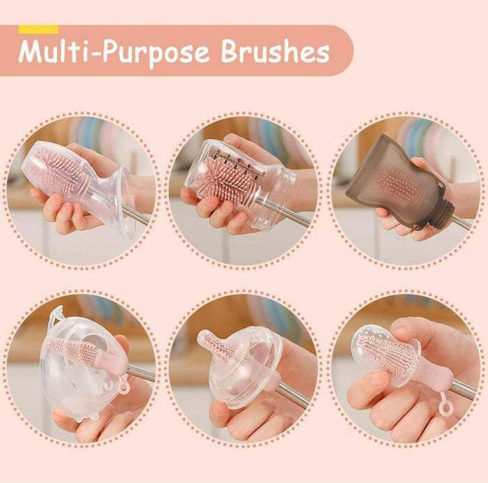 Double-ended Silicone Bottle Brush By Haakaa.