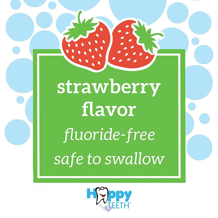 Dr. Brown’s Fluoride-Free Baby Toothpaste, Safe to Swallow, Strawberry, 1-Pack, 1.4oz/40g, 0-3 years.