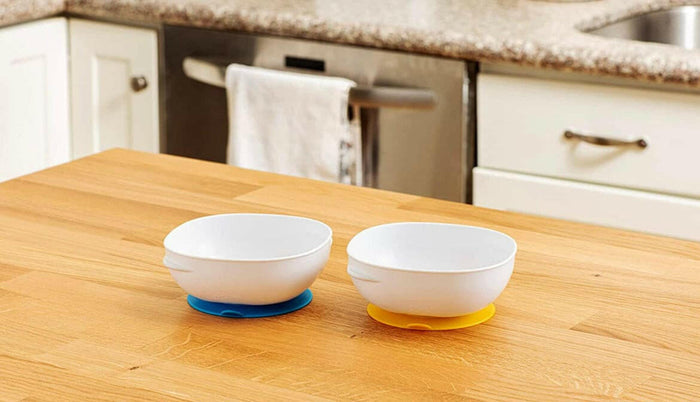 No-Slip Suction Bowl by Dr. Brown, 2-Pack.