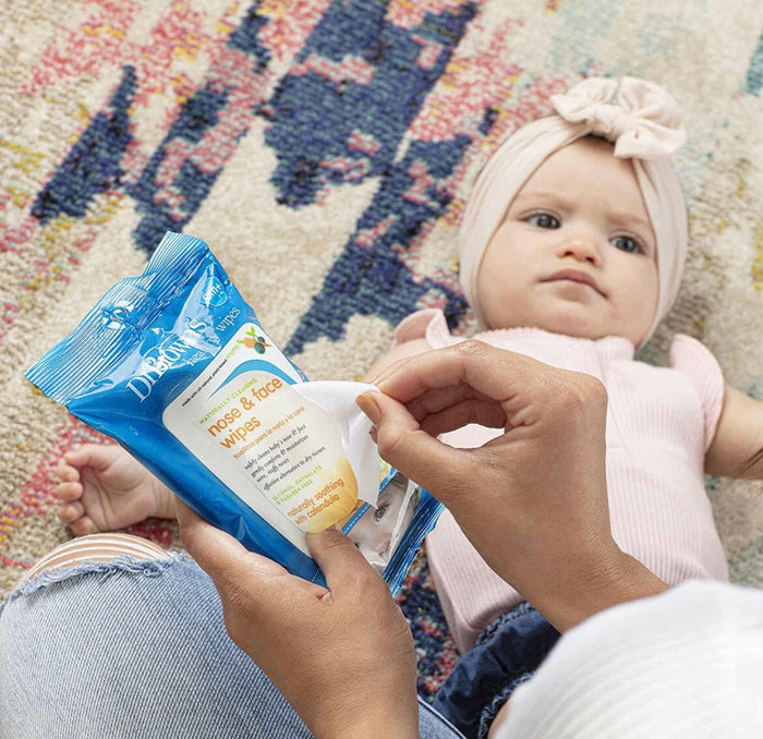 Nose and Face Wipes for Baby by Dr. Brown, 30ct.