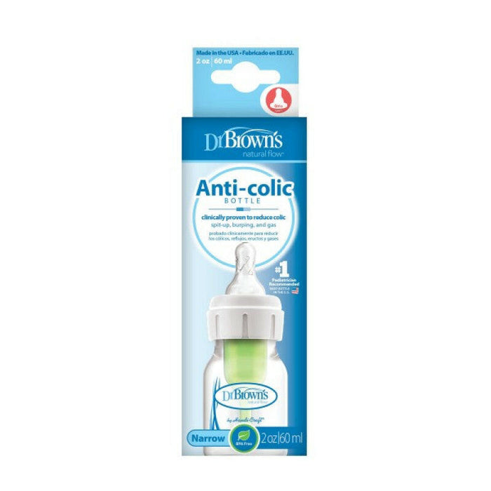 Dr. Brown's Narrow Natural Flow Baby Bottle 60 Ml.