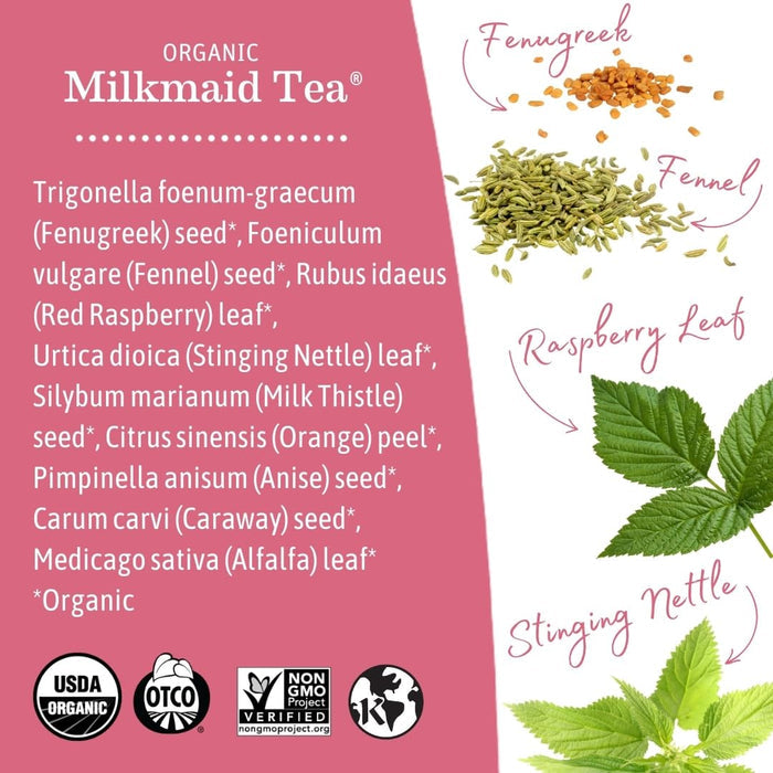 Earth Mama Organic Milkmaid Tea , 16 Teabags