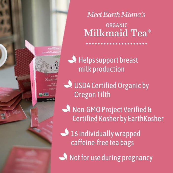 Earth Mama Organic Milkmaid Tea , 16 Teabags