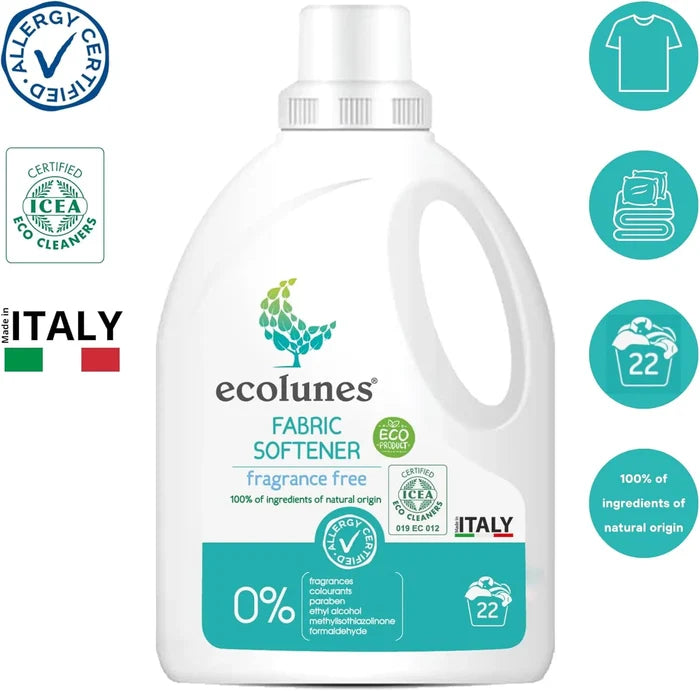 Ecolunes Fragrance-Free Fabric Softener (1 Liter)