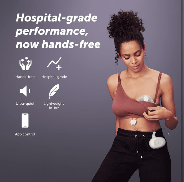 Elvie Stride 1 Hospital-Grade App-Controlled Double Electric Breast Pump