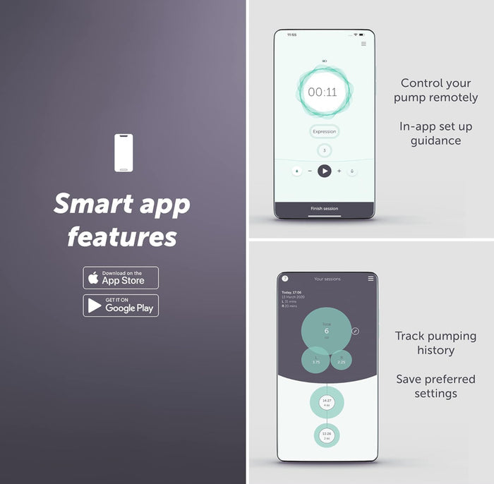 Elvie Stride 1 Hospital-Grade App-Controlled Double Electric Breast Pump