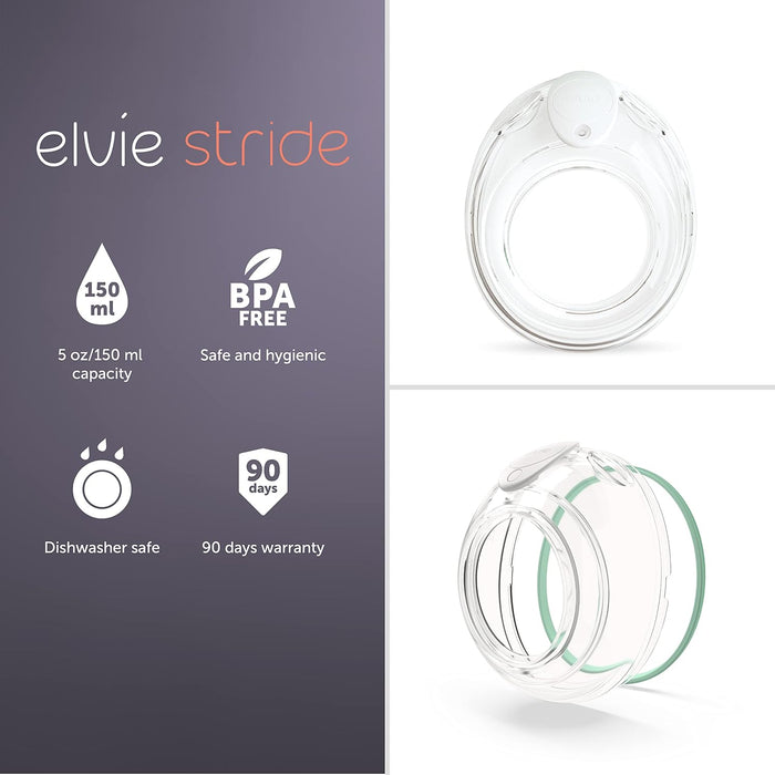 Elvie Stride Cups 2 Pack for Breast Pump