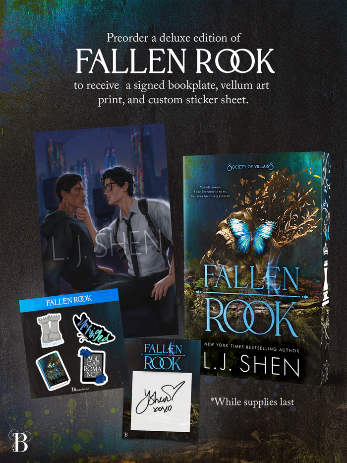 Fallen Rook (Deluxe Edition) (Society of Villains, 3) PREORDER- 9/22/26