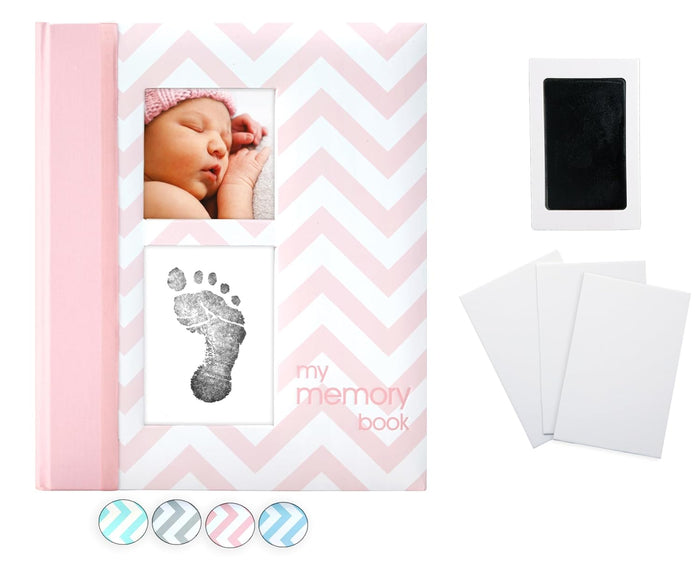 First 5 Years Chevron Baby Memory Book by Pearhead