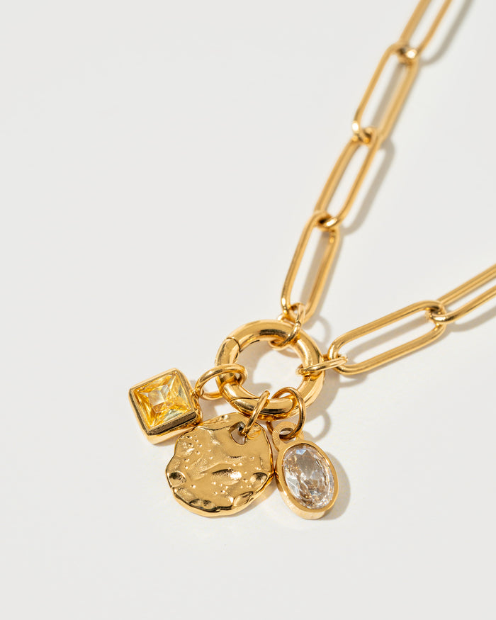 Flat hammered charm