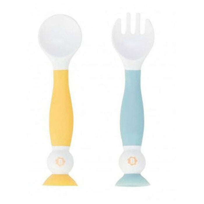 Flexibles learning cutlery by Badabulle.