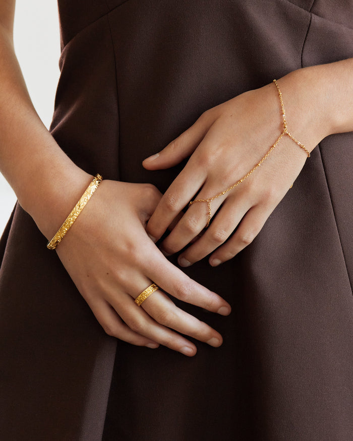 Flora bangle - Frosted Petals