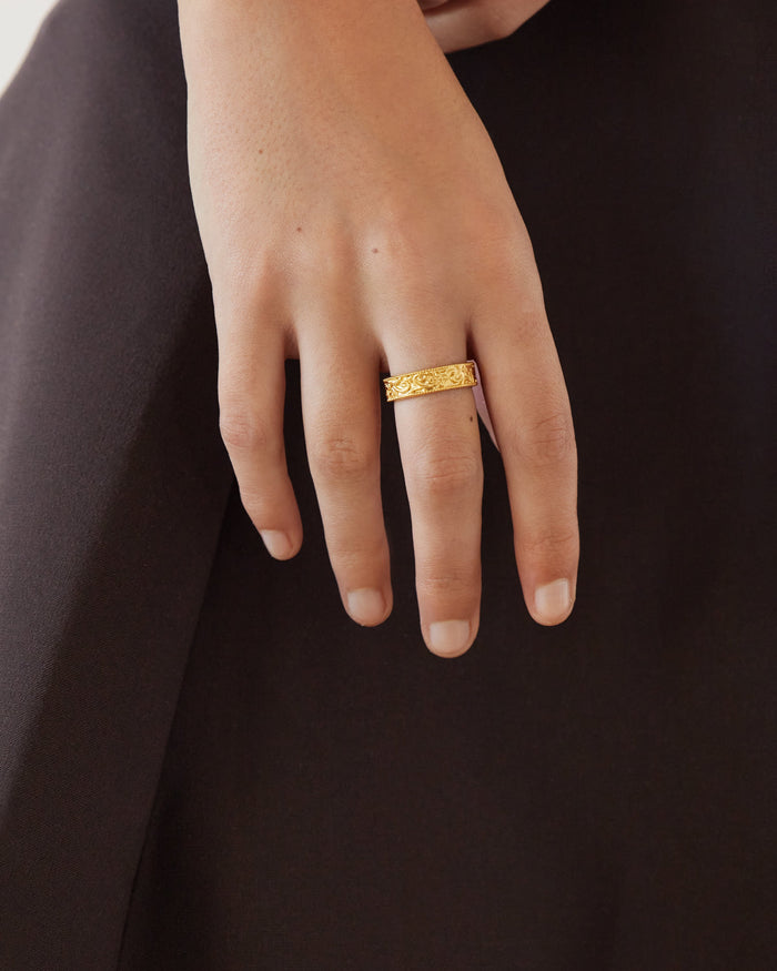 Flora ring - Frosted Petals
